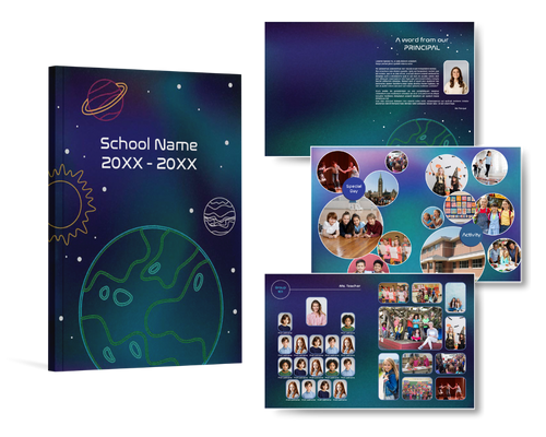 Laurea Studio Elementary School Yearbook Theme: Mission Complete