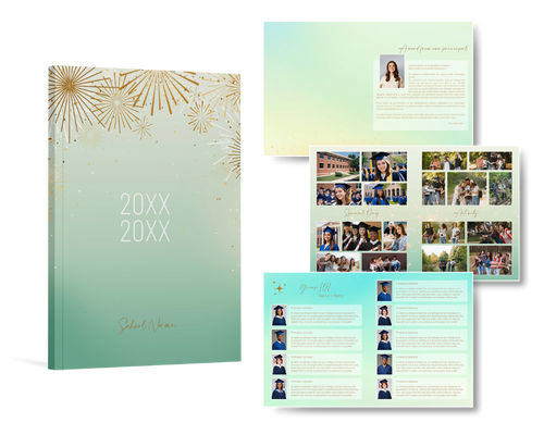 Laurea Studio High School Yearbook Theme: Radiant Milestones