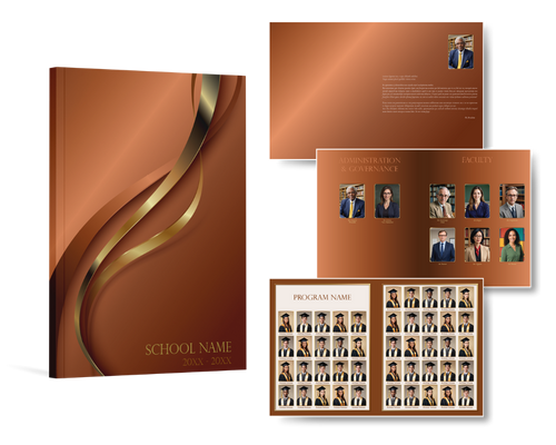 Laurea Studio University Yearbook Theme: Prestige Pages